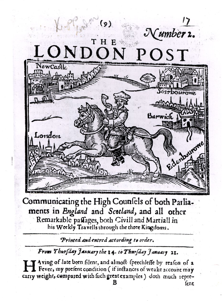 A „The London News” címlapja, amely mindkét angliai és skóciai parlament főtanácsosait kommunikálja alkotó: English School