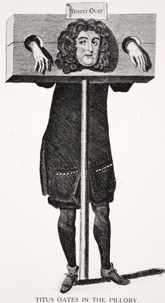 Titus Oates a pilótákban alkotó: English School