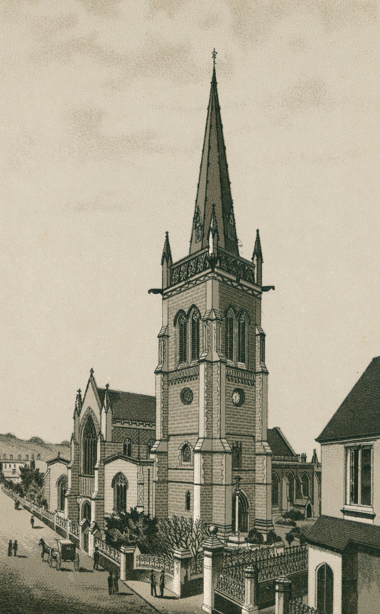 Tower Church, Ipswich (litográfia) alkotó: English School