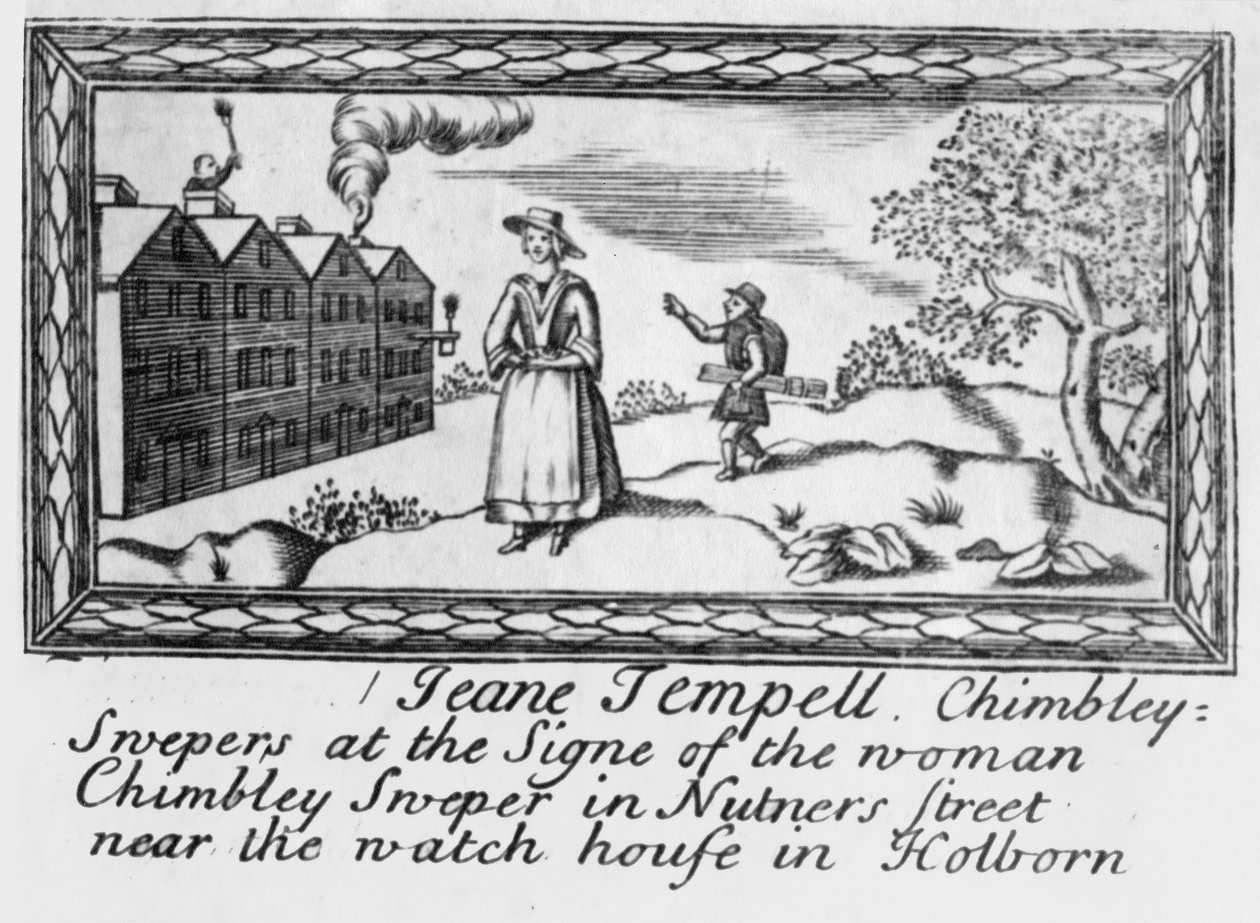 Jeanne Tempell, Kéményseprők kereskedelmi kártyája alkotó: English School