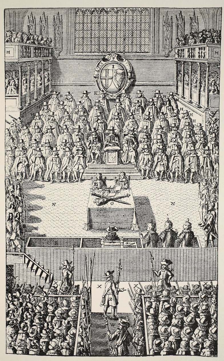 I. Károly pere, 1649. január 4 alkotó: English School