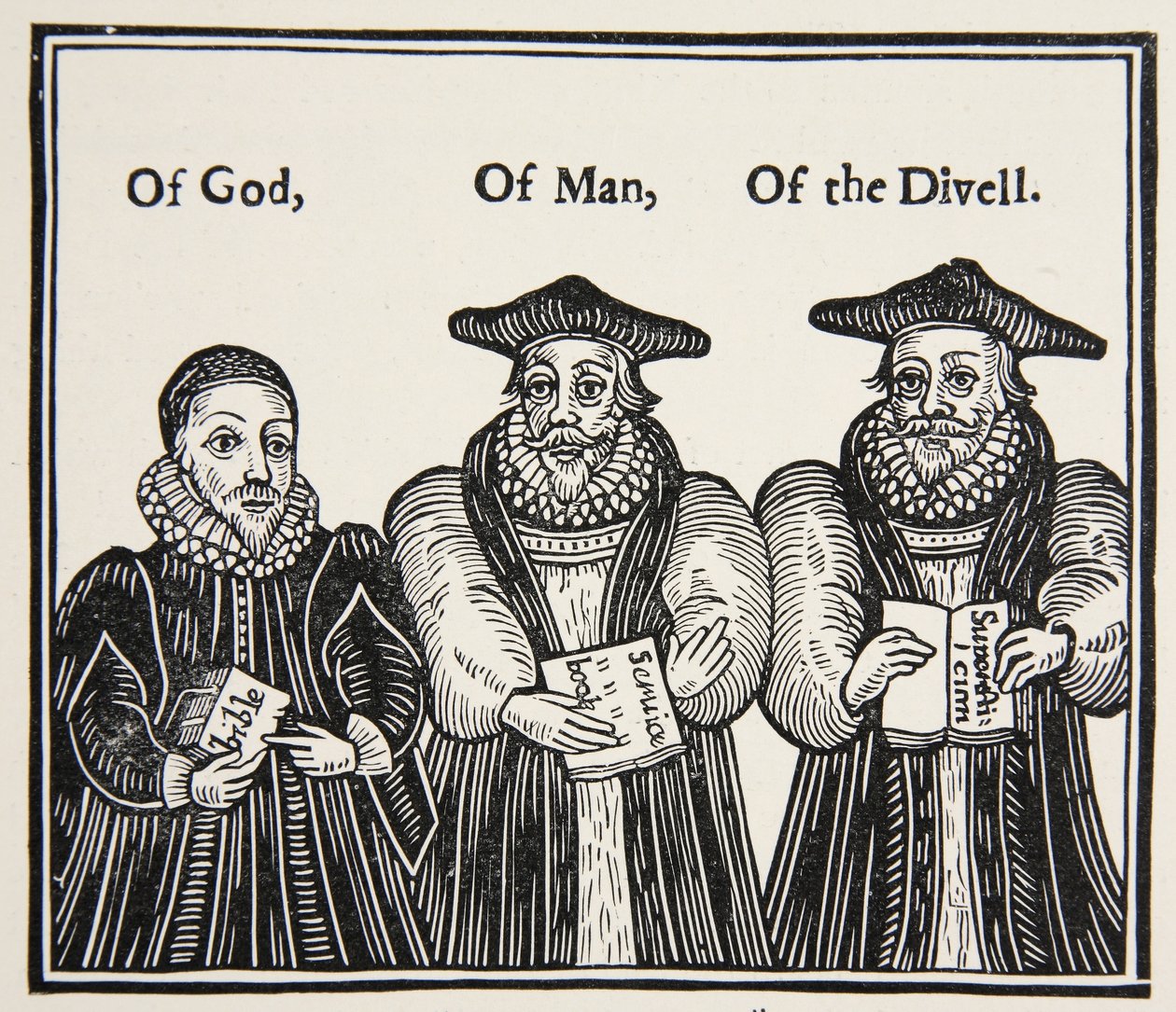Triple Episcopacie, Laud Puritán Pártja és az udvari püspökök szatírája, egy 1641-es traktátusból alkotó: English School