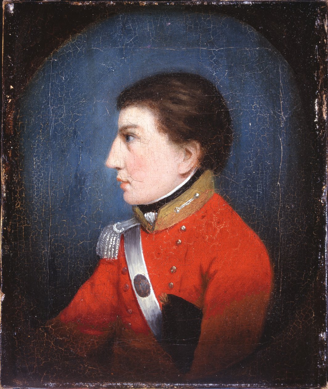Azonosítatlan gyalogos tiszt, 1800 körül alkotó: English School
