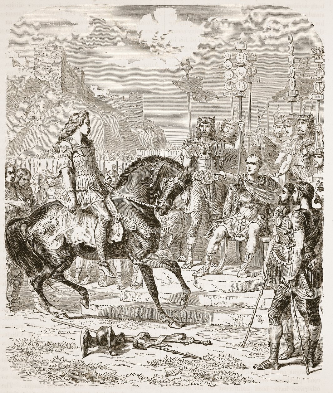 Vercingetorix Caesar előtt alkotó: English School