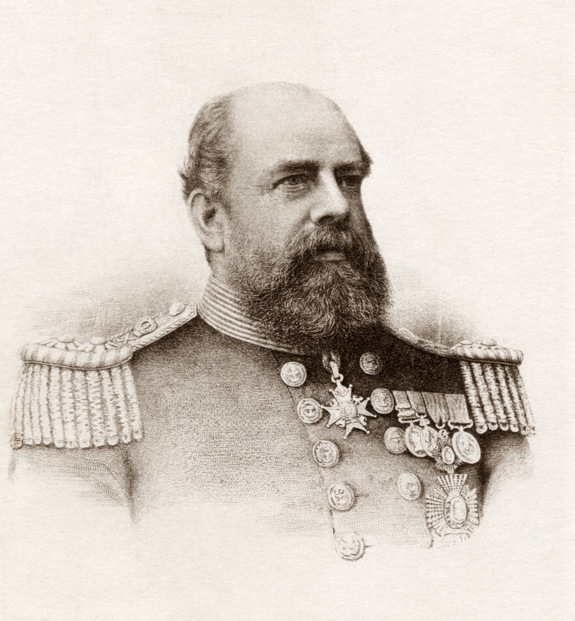 Sir George Tryon admirális (litho) alkotó: English School