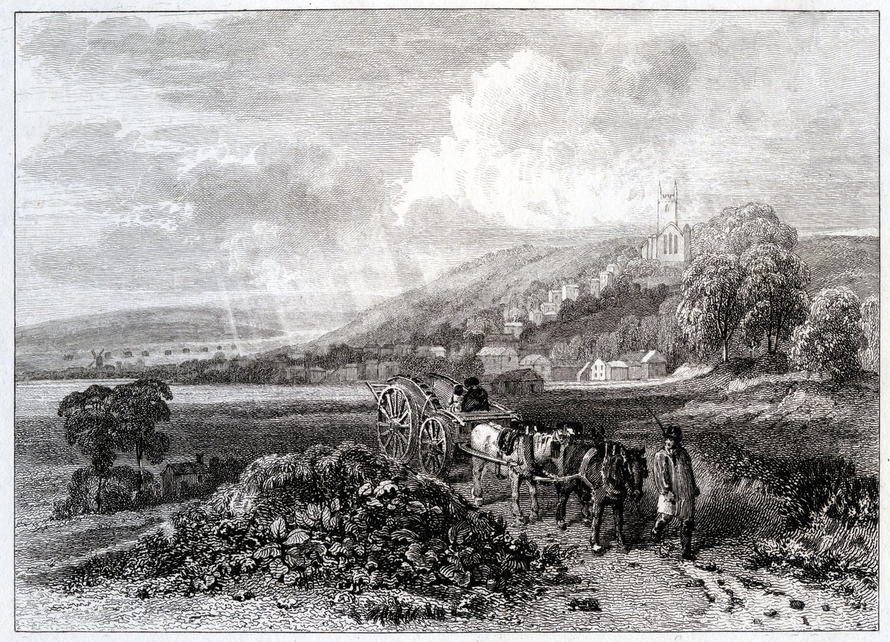 Kilátás Hythe-re alkotó: English School