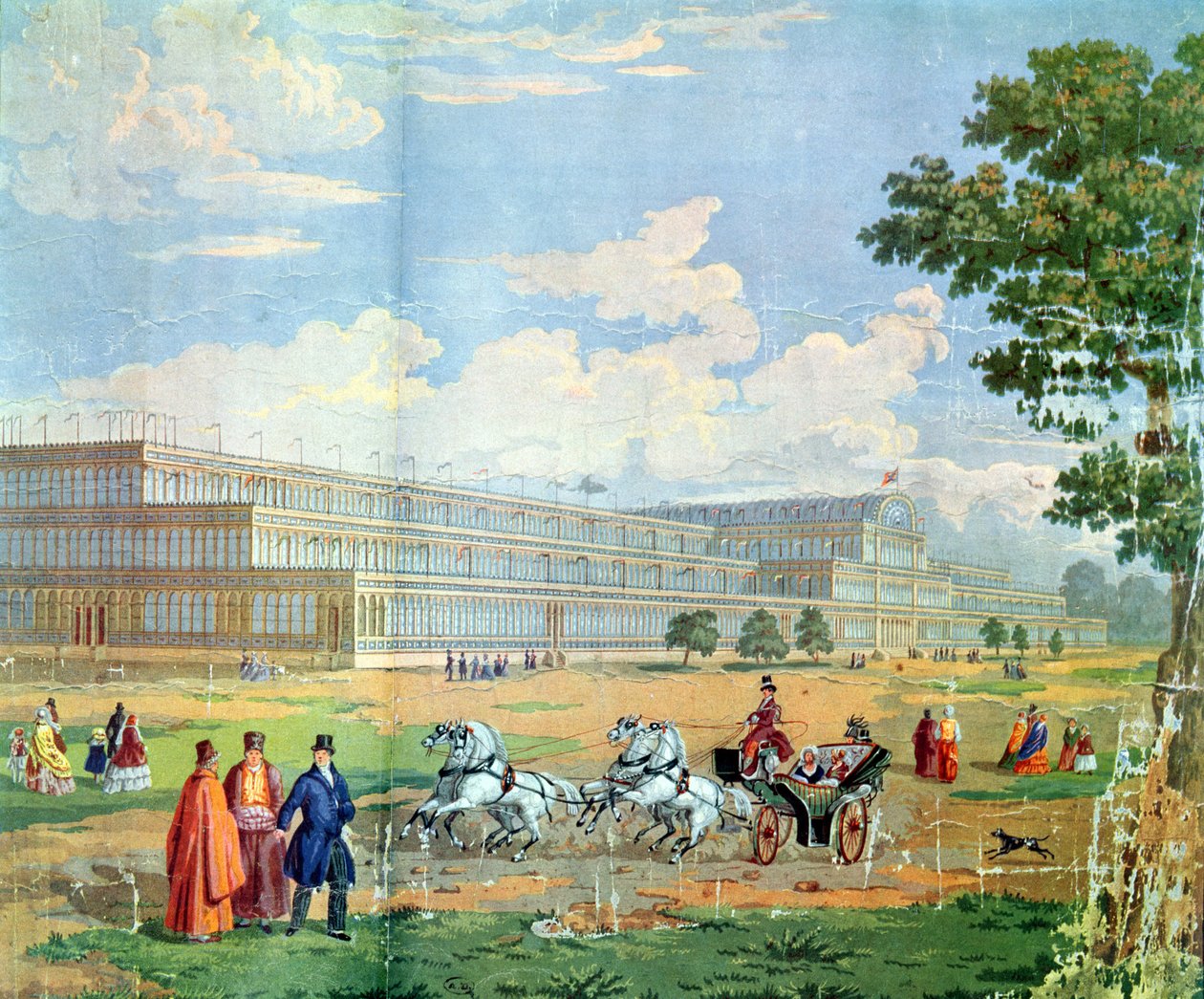 Kilátás a Kristálypalotára alkotó: English School