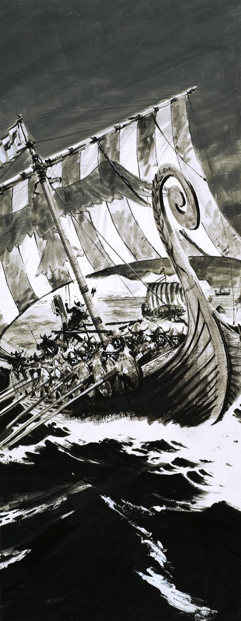 Viking hajó alkotó: English School