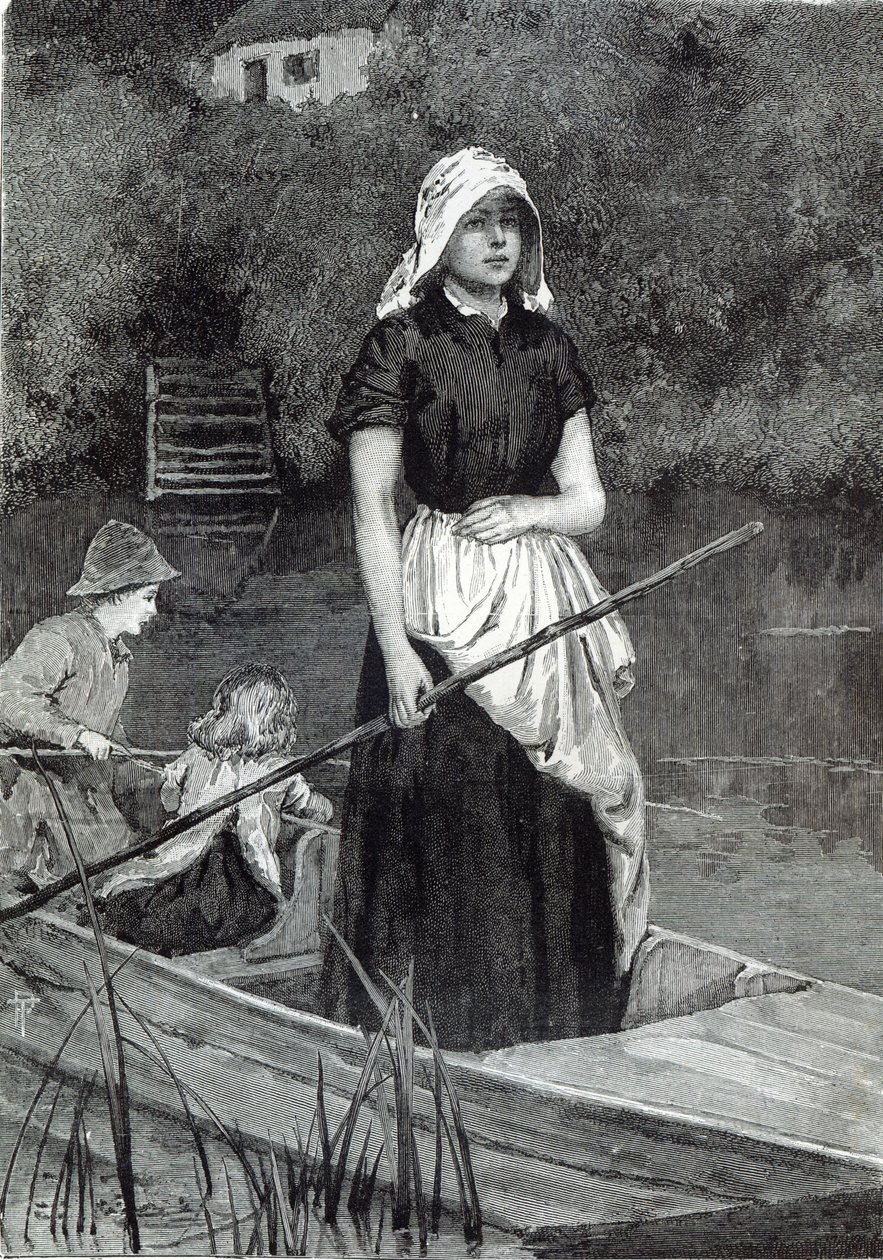 Várjuk atyát, a Szabadidő órából, 1888 alkotó: English School