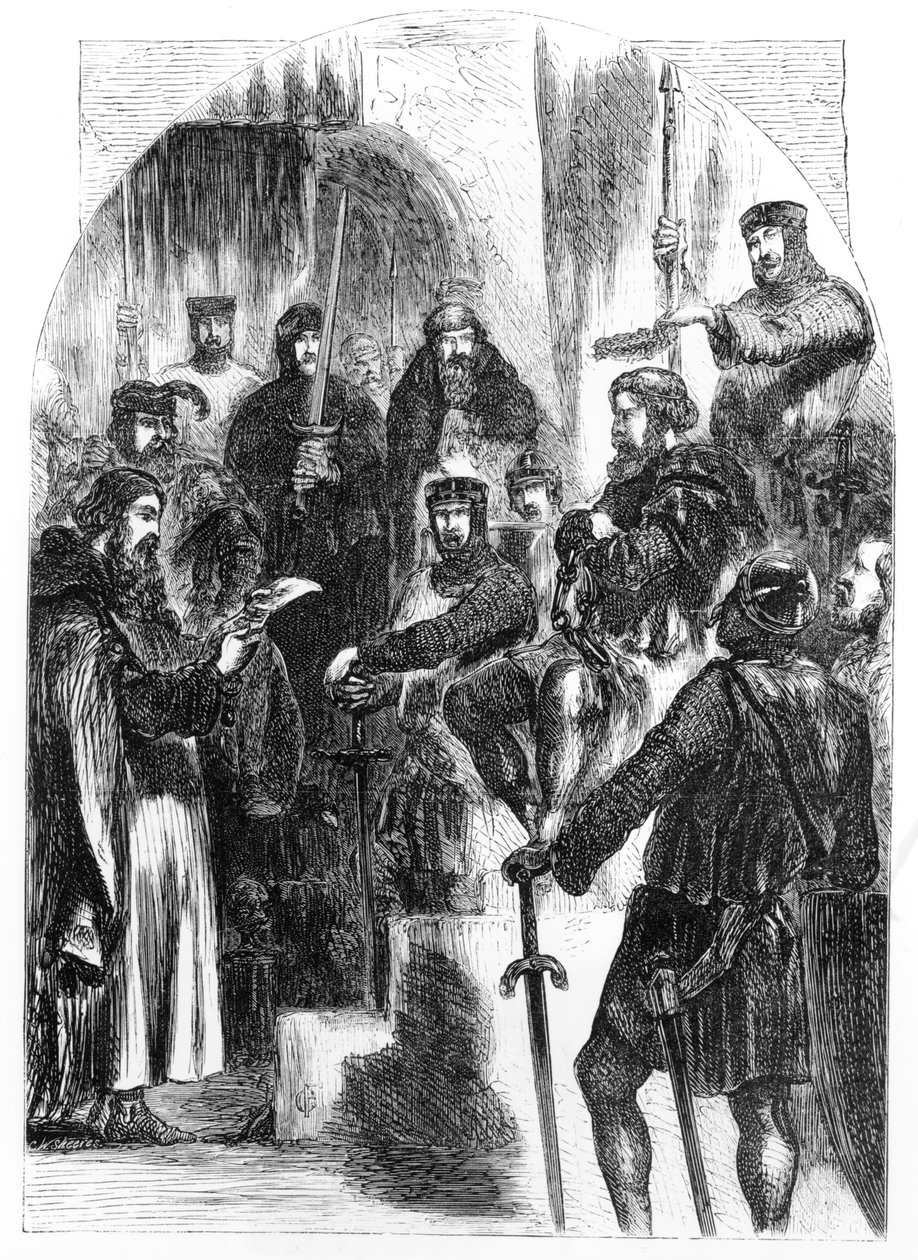 Wallace-t Laurel koronázta meg a Westminster Hallban alkotó: English School