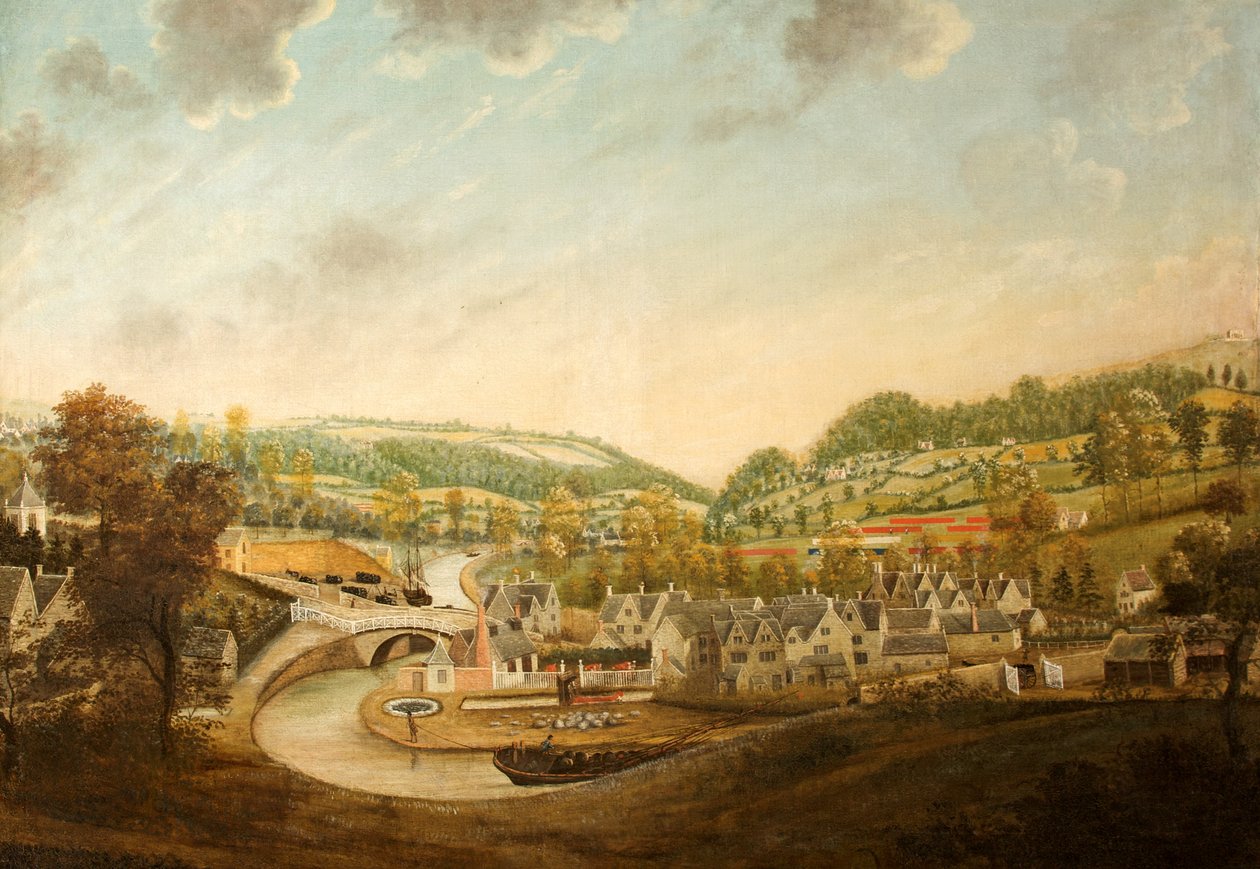 Wallbridge, Gloucestershire, 1790 körül alkotó: English School