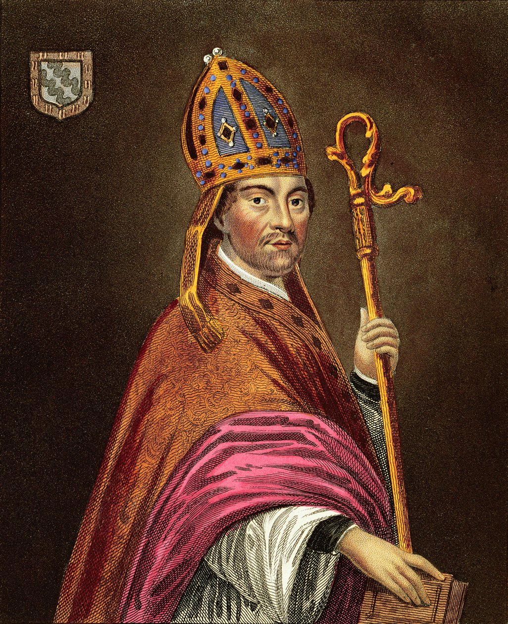 Walter Stapledon (1261-1326), a Bodleian Galériában készült festménye után alkotó: English School