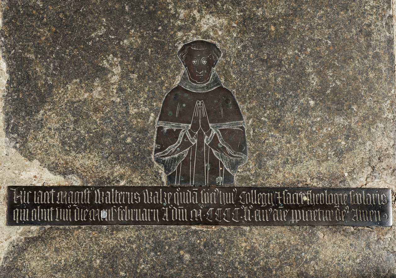 Walter Wake, 1451-52 körül (réz) alkotó: English School