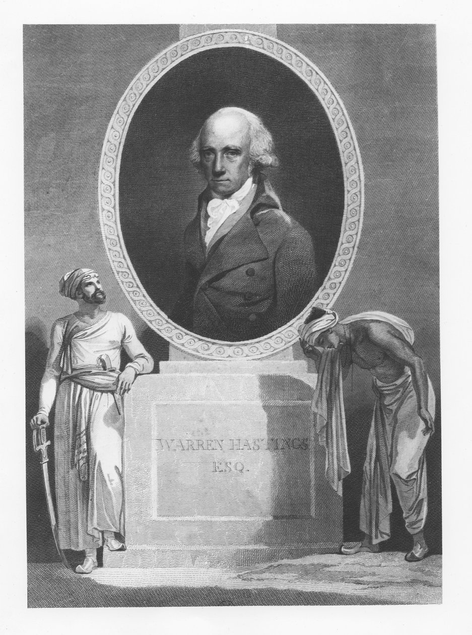 Warren Hastings (metszet) alkotó: English School