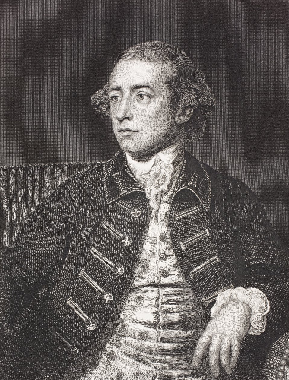 Warren Hastings, a "Gallery of Historical Portraits"-ból, megjelent 1880 körül alkotó: English School