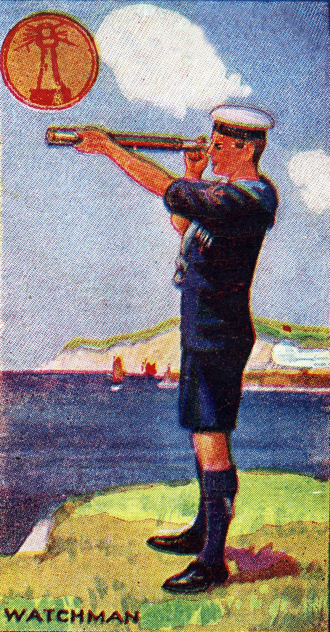 Watchman cserkészjelvény, 1923 alkotó: English School