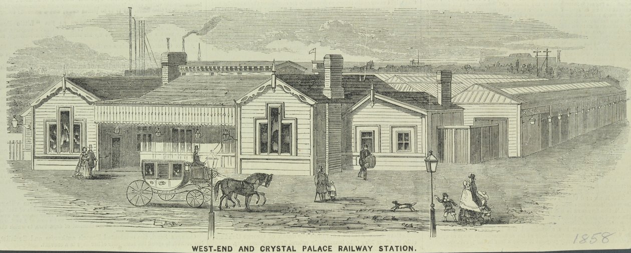 West End és Crystal Palace pályaudvar, Queenstown Road alkotó: English School