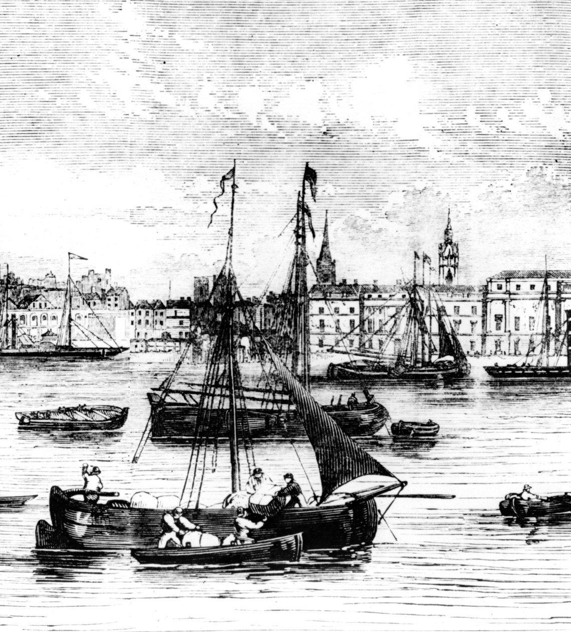 Wharfs a Temze folyón, Nicholson