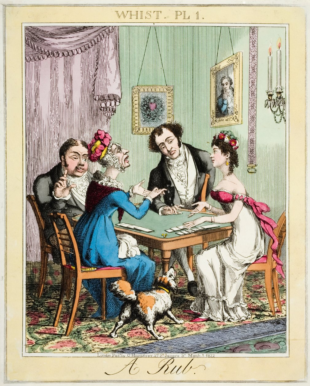 Whist Pl 1. - A Rub, kiadó Londonban G. Humphrey alkotó: English School