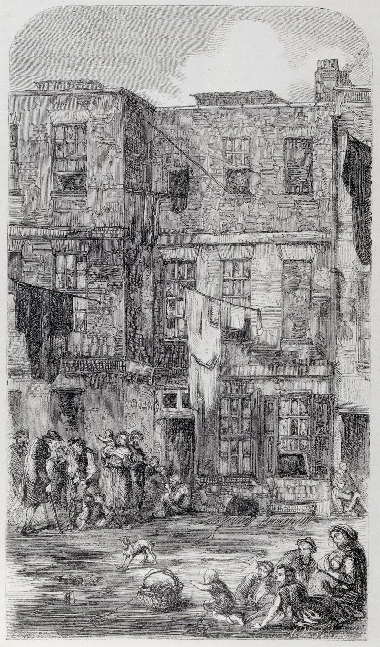 Wild Court, a Great Wild Street mellett, Drury Lane alkotó: English School