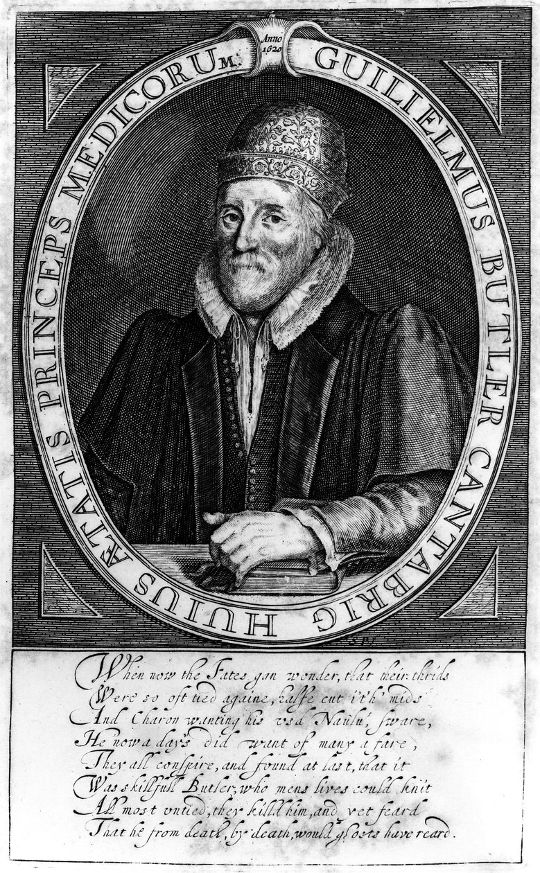 William Butler egy eredeti portré után a Cambridge-i Clare Hallban, 1620 alkotó: English School