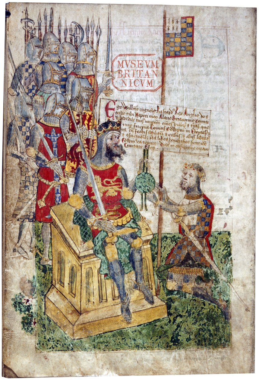 I. Vilmos és Bretagne grófja, 15. század vége (illumináció) alkotó: English School