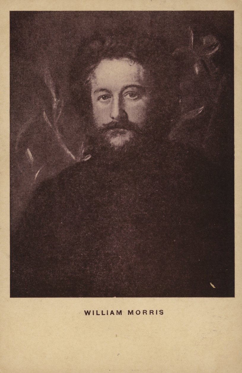 William Morris (1834-1896), angol textiltervező, művész és író (litográfia) alkotó: English School
