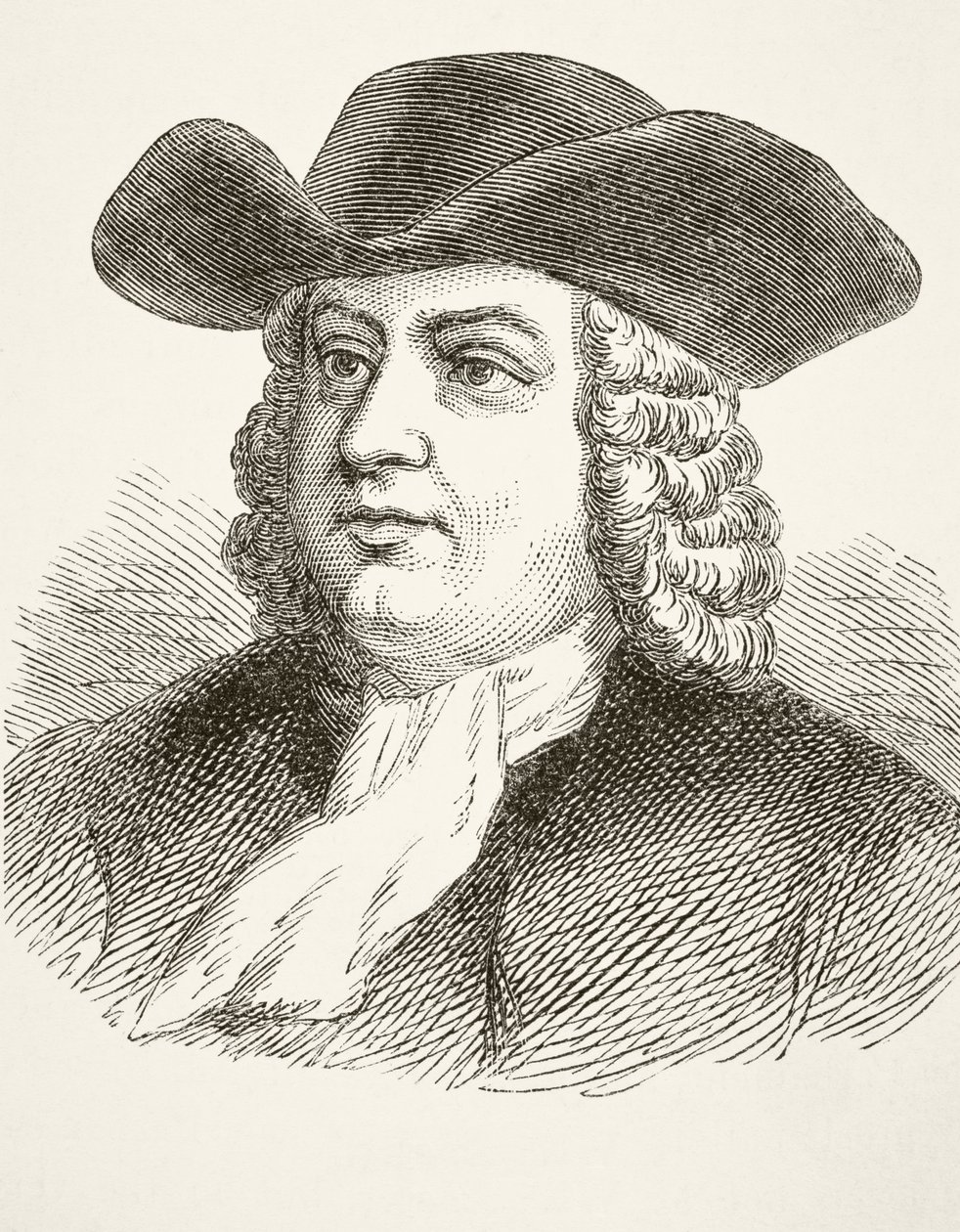 William Penn, William Hickman Smith Aubrey (1858-1916) „Anglia nemzeti és hazai története” című művéből, London, 1890 körül alkotó: English School