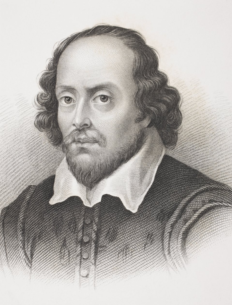 William Shakespeare, a "Történelmi portrék galériájából", megjelent 1880 körül alkotó: English School