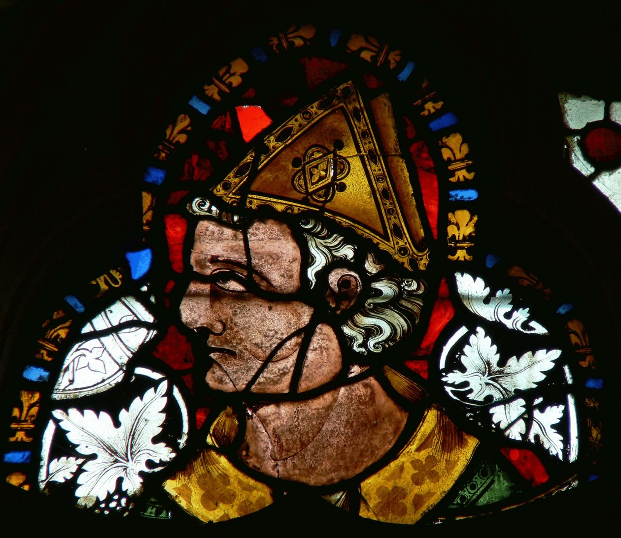 St. Cuthbertet ábrázoló ablak alkotó: English School