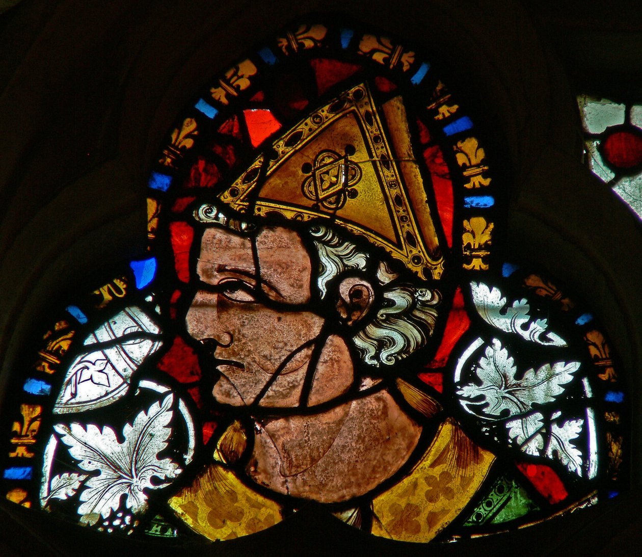 St Cuthbertet ábrázoló s-2 ablak alkotó: English School