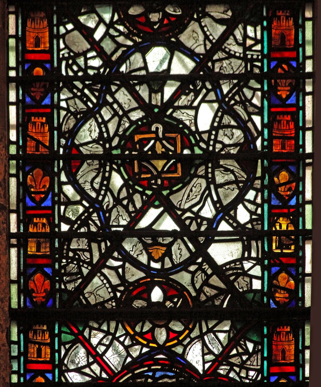Grisaille-t ábrázoló w58-as ablak alkotó: English School