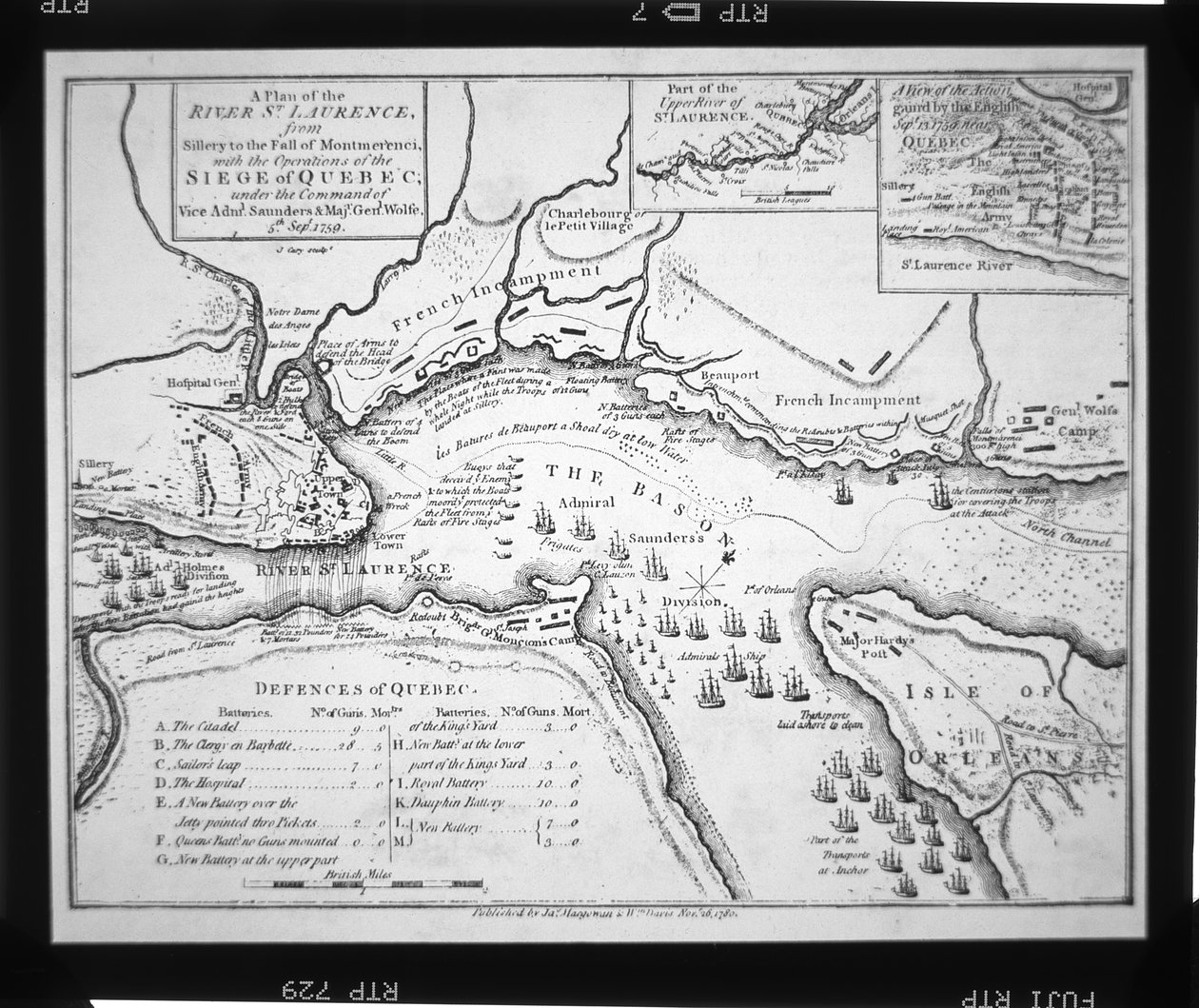 Wolfe terve Quebec ostromára 1759-ben alkotó: English School