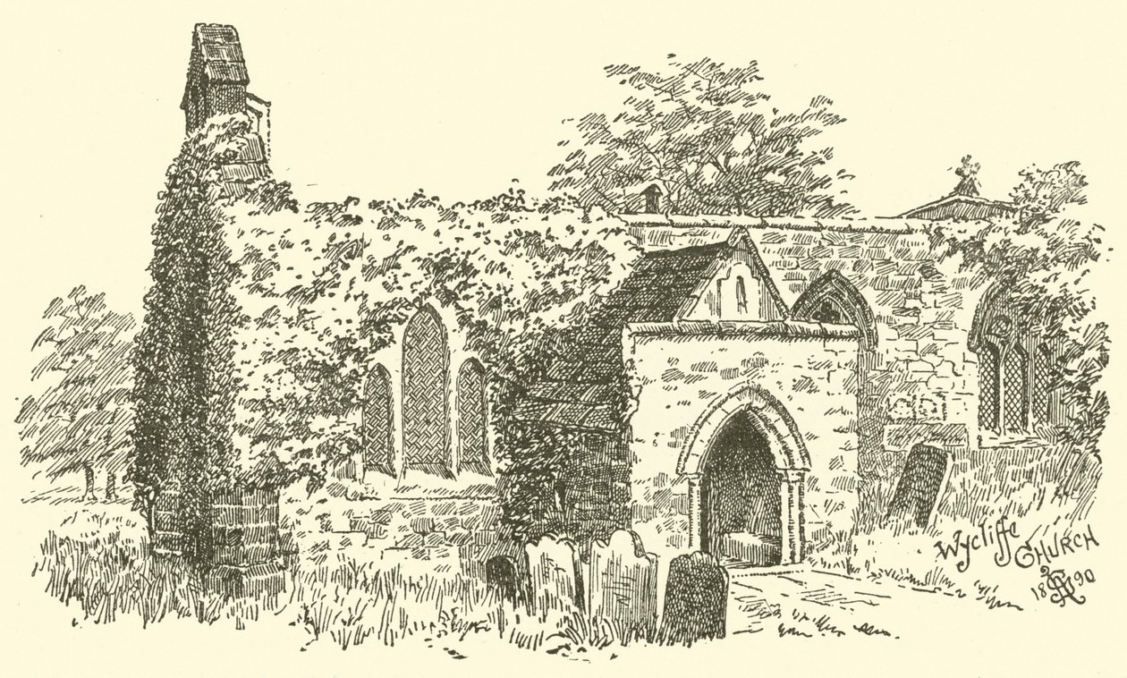 Wycliffe templom (metszet) alkotó: English School