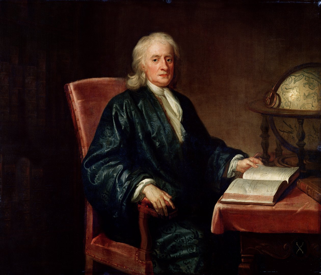 Isaac Newton (1642-1727) portréja, 1726 körül alkotó: Enoch Seeman