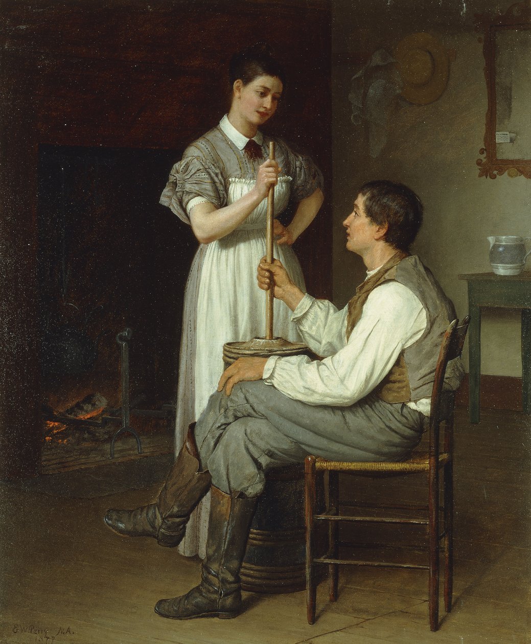 A segítő kéz, 1877 alkotó: Enoch Wood Perry