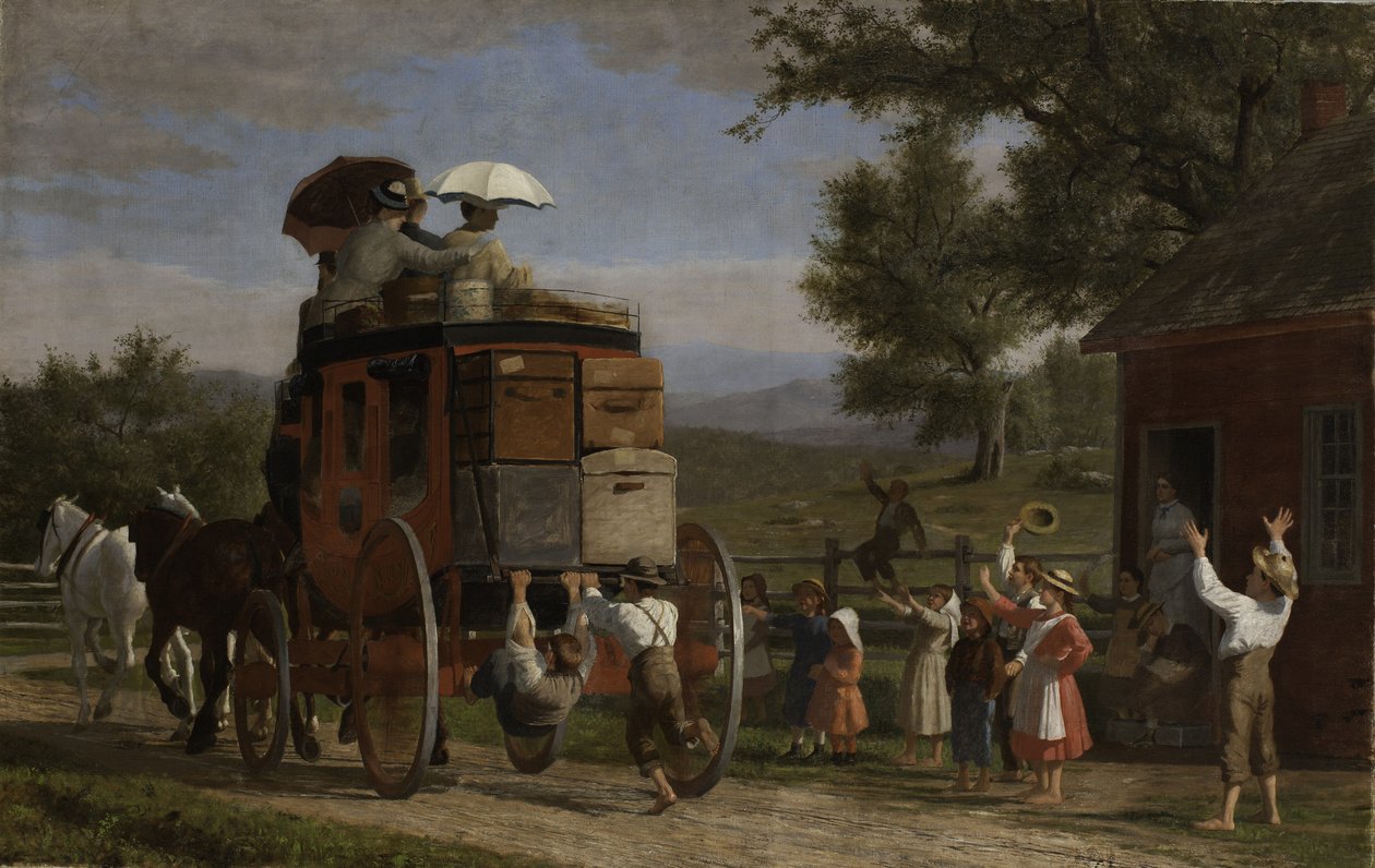 A Pemigewasset Coach, 1899 alkotó: Enoch Wood Perry