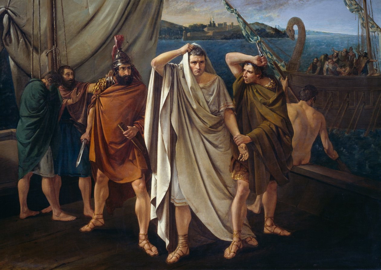 Nagy Pompeius meggyilkolása alkotó: Enrico Bandini