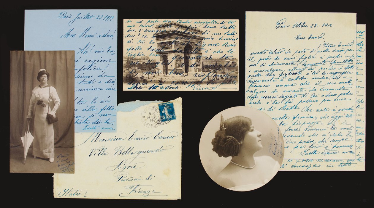 Személyes levelezési levéltár, 1897-1908, 1912-21 alkotó: Enrico Caruso