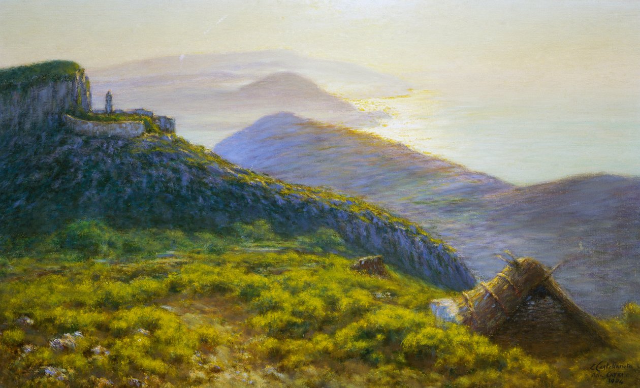 Monte Solaro (Capri) felől alkotó: Enrico Castellaneta