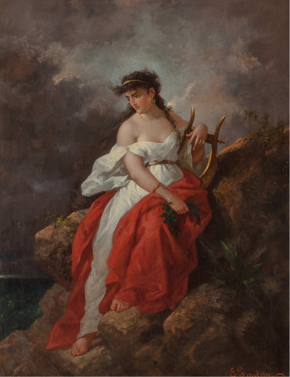 A Muse Terpsichore. alkotó: Enrico Fanfani
