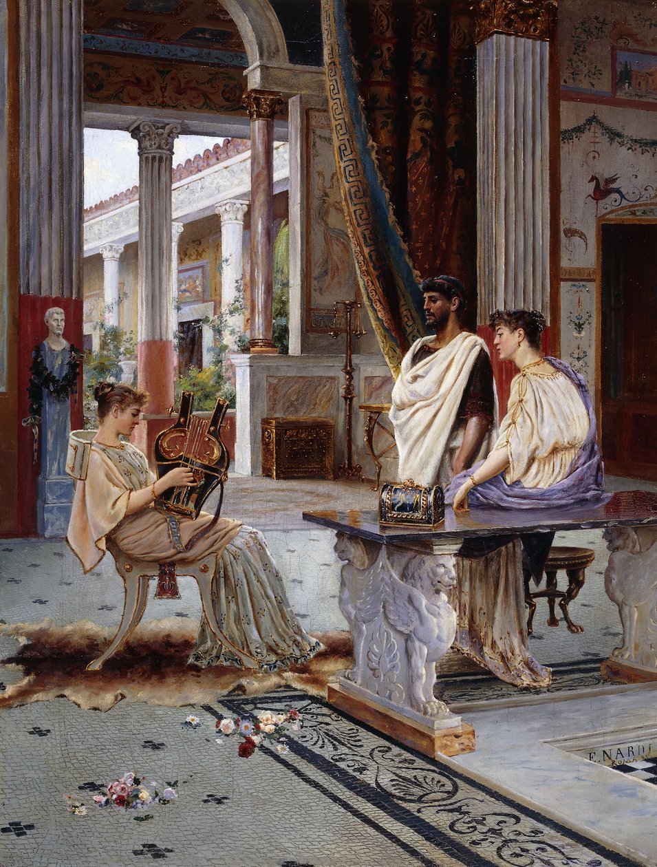 Zenés délután, Pompei alkotó: Enrico Nardi
