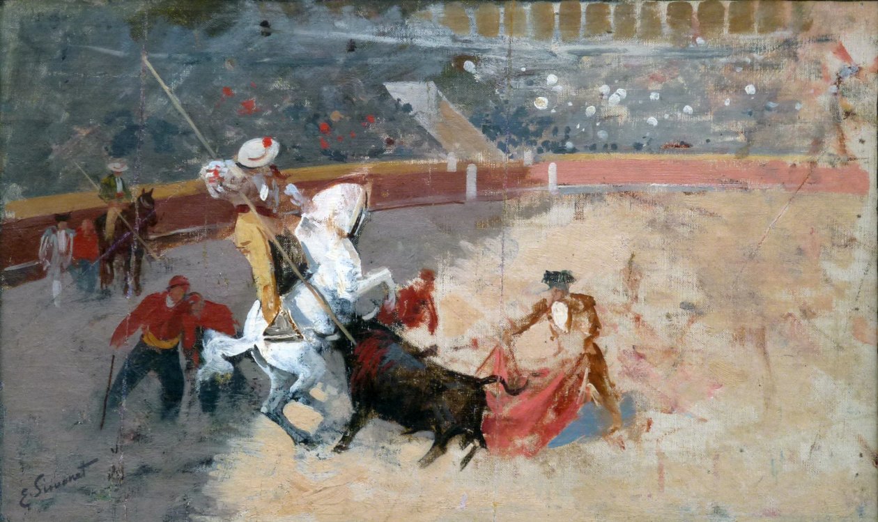 A spanyol stílusú bikaviadal harmadik első állomása alkotó: Enrique Simonet