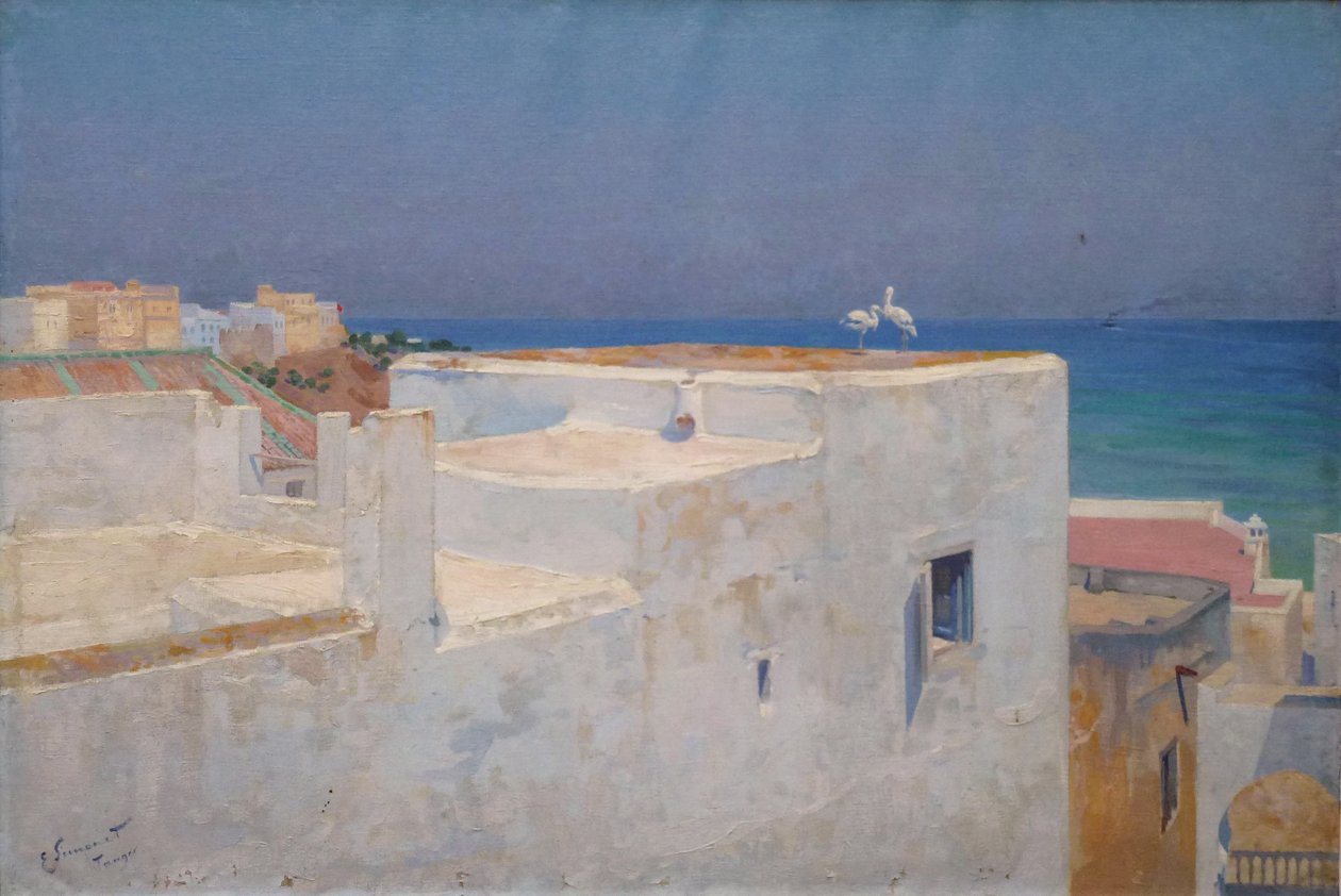 Terrazas de Tanger: Tanger teraszai alkotó: Enrique Simonet