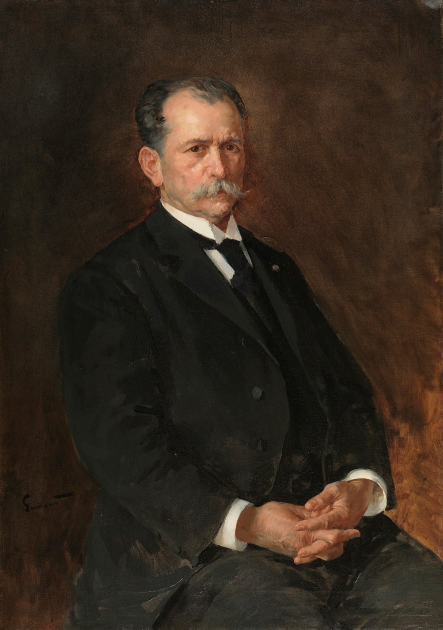 Enrique Simonet Baca, a művész apja portréja alkotó: Enrique Simonet