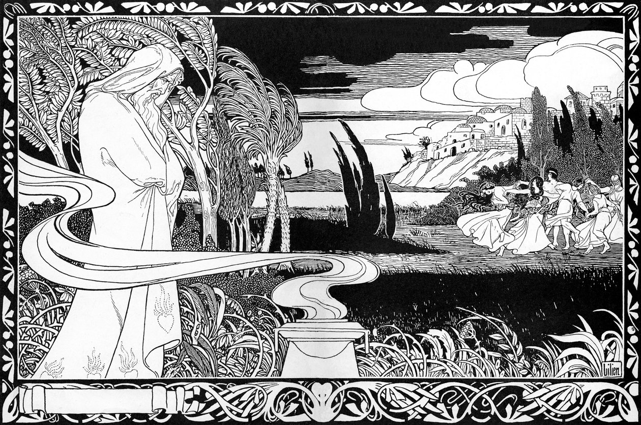 Ézsaiás – Ephraim Moses Lilien alkotó: Ephraim Moses Lilien