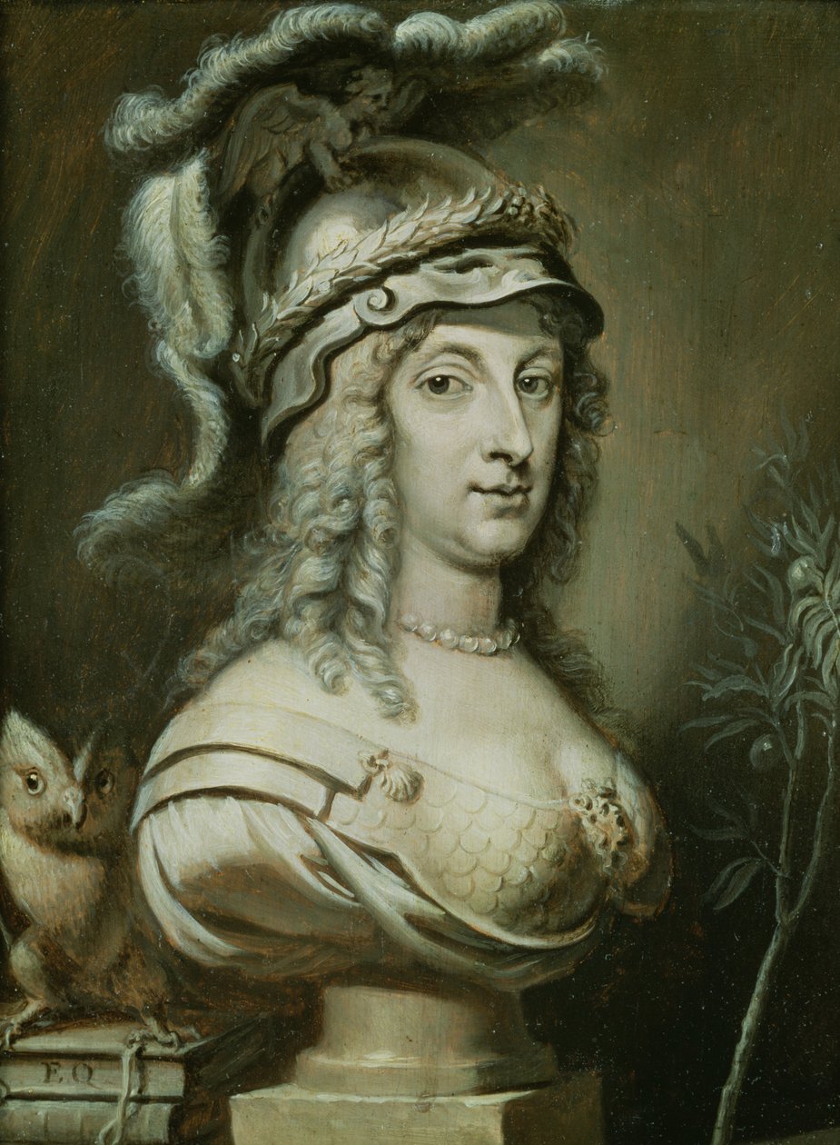 Krisztina svéd királynő (1626-89) allegorikus portréja 1649-50 körül alkotó: Erasmus Quellinus II