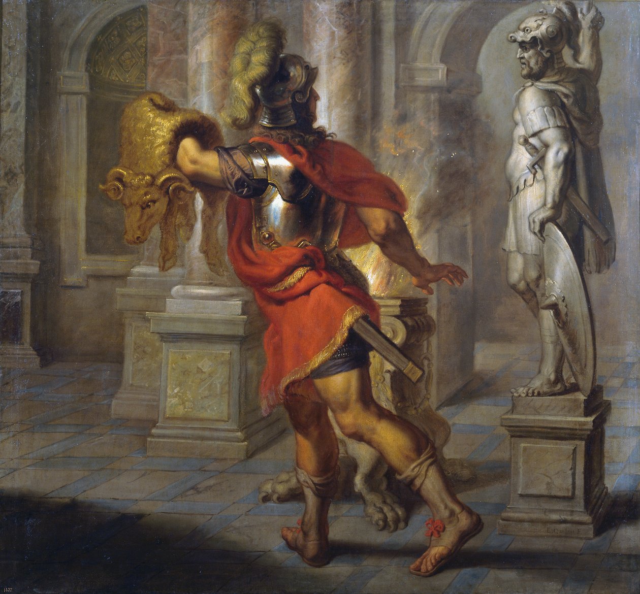 Jason az aranygyapjúval alkotó: Erasmus Quellinus II