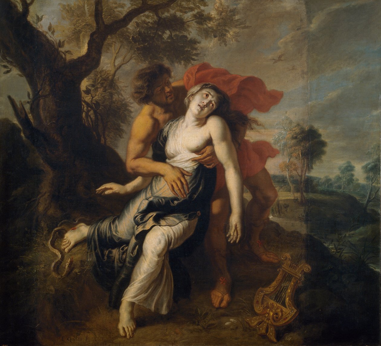 Eurüdiké halála alkotó: Erasmus Quellinus