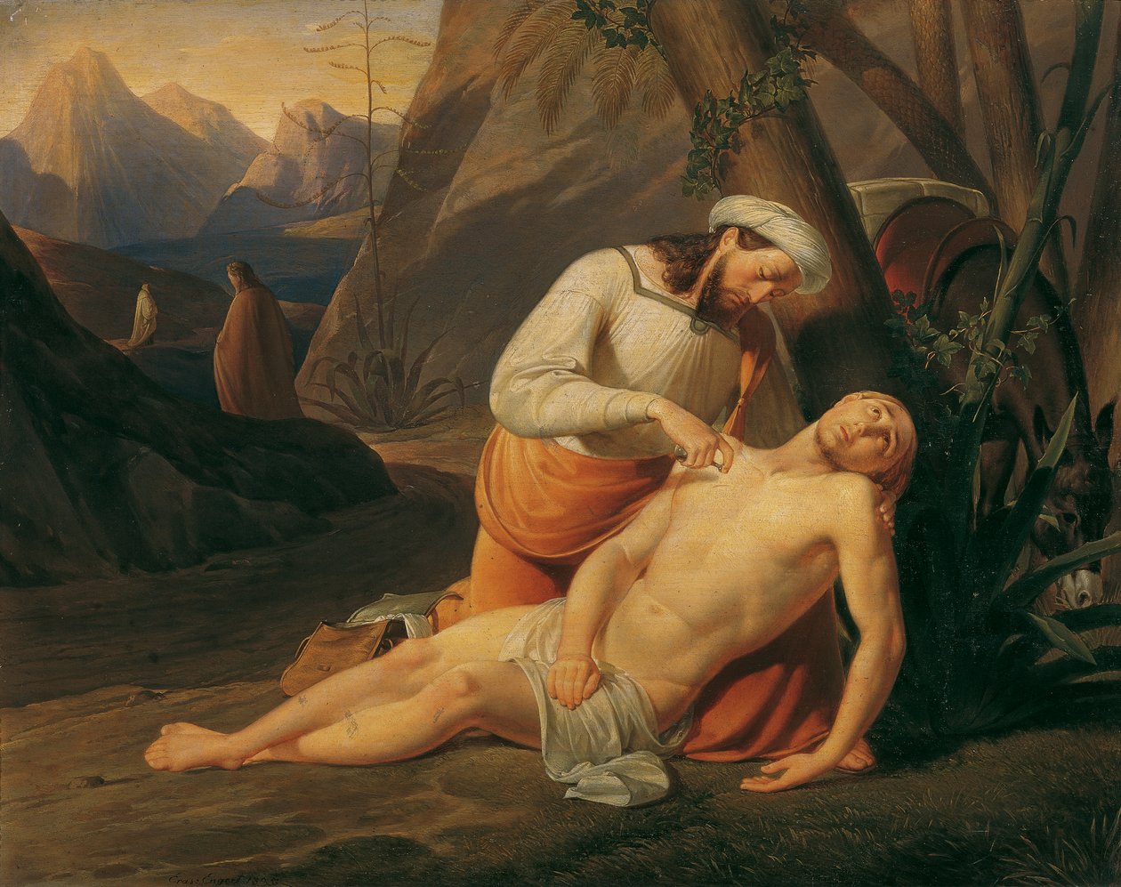Az irgalmas szamaritánus alkotó: Erasmus von Engert